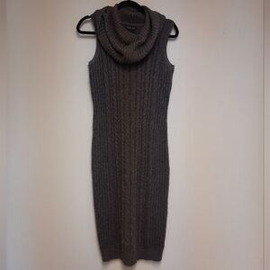 Rachel Zoe Cowl Neck Sleeveless Sweater Dress